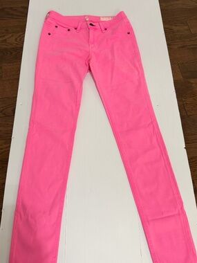 Rag & Bone Skinny Legging Neon Hot Pink Jeans Size 27